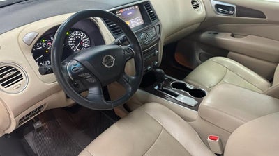 2017 Nissan Pathfinder EXCLUSIVE V6 3.5L 260 CP 5 PUERTAS AUT PIEL BA AA QC
