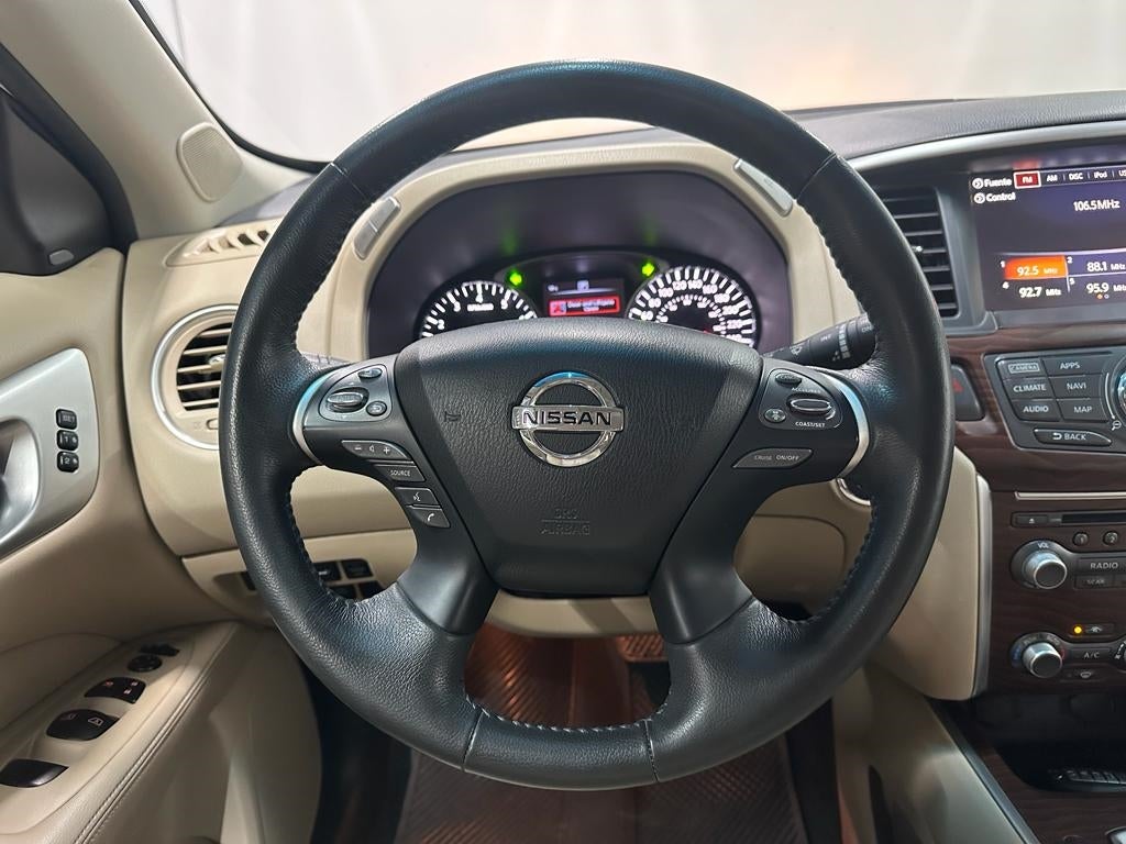 2017 Nissan Pathfinder EXCLUSIVE V6 3.5L 260 CP 5 PUERTAS AUT PIEL BA AA QC