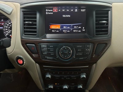 2017 Nissan Pathfinder EXCLUSIVE V6 3.5L 260 CP 5 PUERTAS AUT PIEL BA AA QC